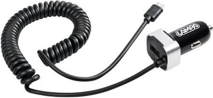 Micro USB lader met extra USB poort
