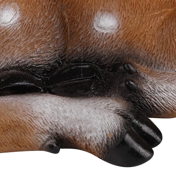 Gesimuleerde Sika Herten Tuindecor Scène Huis Terras Ornamenten Hars Dierenmodel gray