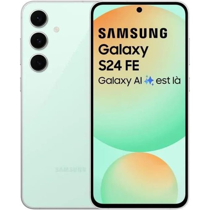 Samsung Galaxy S24 FE 5G Fabrieksontgrendeld eSIM+SIM Android Mobiele Telefoon 8GB RAM 128GB 128GB zwart
