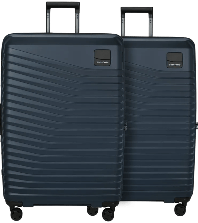 Samsonite Intuo Expandable Spinner 81cm Duo Pack Blue Nights