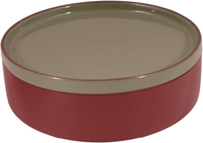 Point-Virgule Sharing set van 2 serveerschalen uit steengoed 20x20x8cm