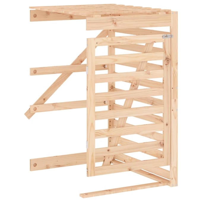 vidaXL - Containerberging - verlengstuk - massief - grenenhout