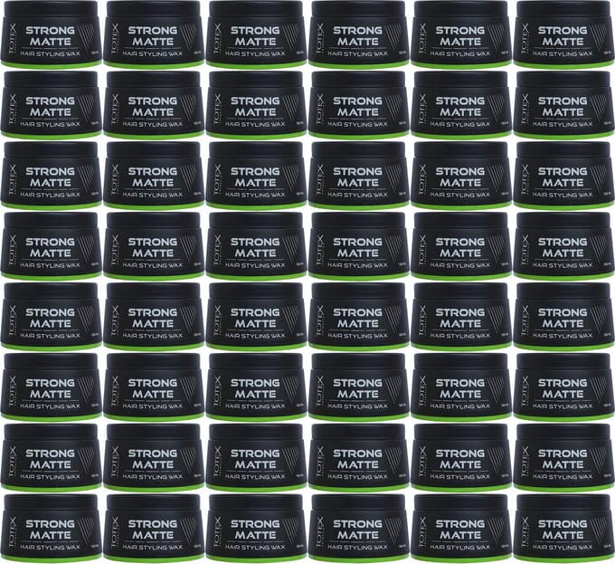 Totex Cosmetic Strong Matte Hair Styling Wax 48 x 150 mL