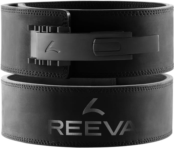 Reeva Lifting Belt van Nubik Leer - Verstelbare RVS Gesp - 13 mm - XS