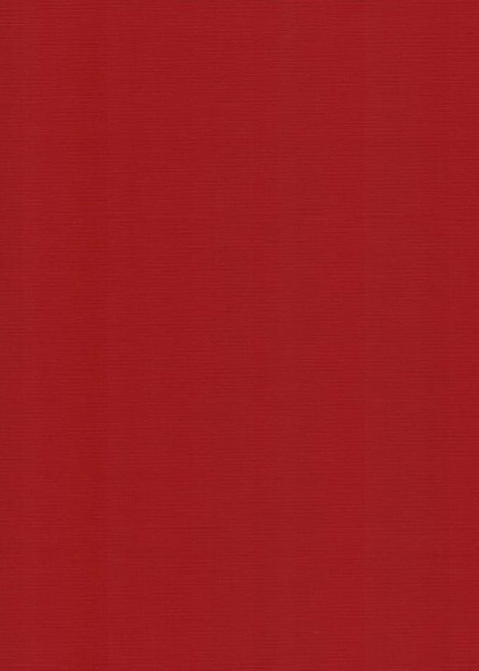 20 Linnen kaarten papier - A5 - Kerstrood - Cardstock - 21 x 14,8cm - 240 grams - karton