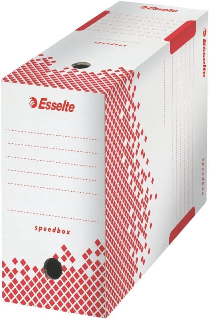 Archiefdozen Set van 25 met Automatische Rug 150 mm Wit