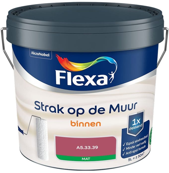 Flexa - Strak Op De Muur Binnen Mat - A5.33.39 - Mengverf - 5 L
