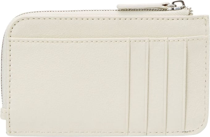 Marc O'Polo Kaarthouder Florica Zip Wallet Natural Cotton Crème