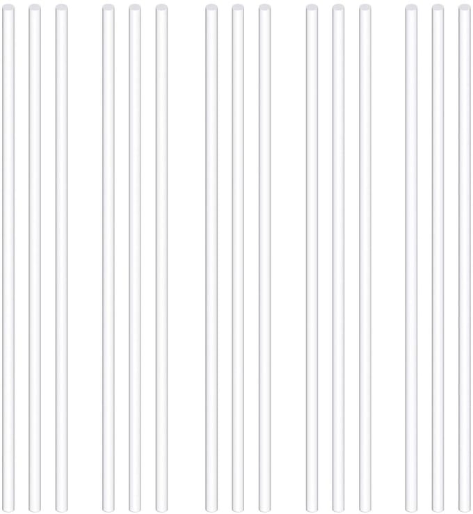 Acryl Dowel Stokken Kit - 4mm Diameter - 300mm Lengte - Voor Modelbouw en DIY Creaties - m-winkel