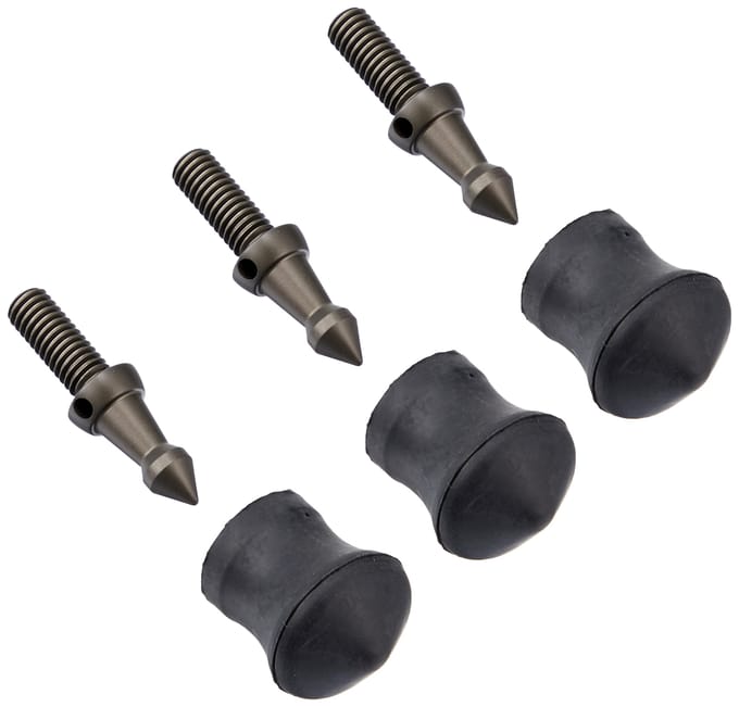 Accessoires pour trépied Gitzo Pointes + Pieds en caoutchouc 30 mm (3 paquet) GSF30S