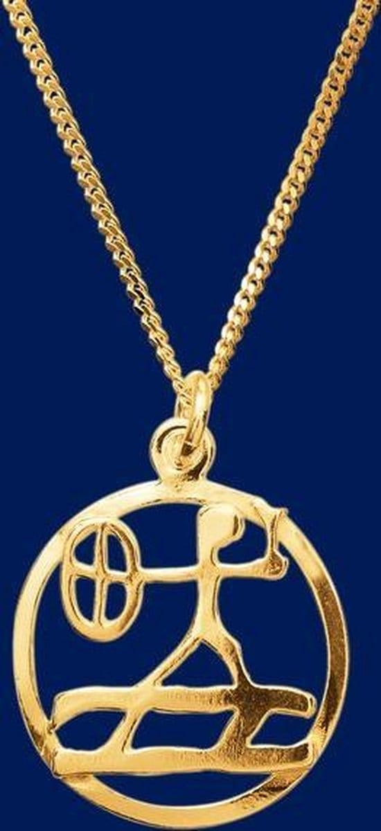 AuBor ®. Hanger. Goud. De Sjamaan.