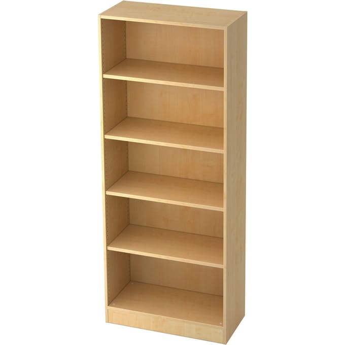 TARVIS boekenkast, B 800 x T 400 x H 2004 mm, 5 OH, ahorndecor