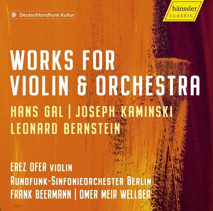 Rundfunk-Sinfonieorchester Berlin, Frank Beermann, Omer Meir Wellber - Works For Violin & Orchestra (CD)