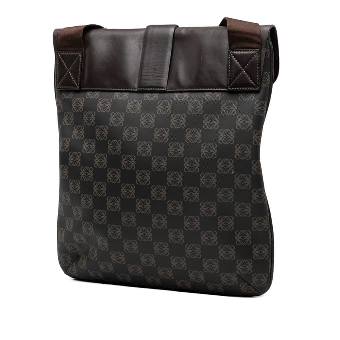 Tweedehands Anagram Coated Canvas Schoudertas