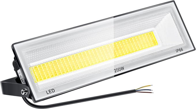 Superkrachtige LED Schijnwerper Buiten - 200W - 20.000 Lumen - IP66 Waterdicht Daglicht Wit