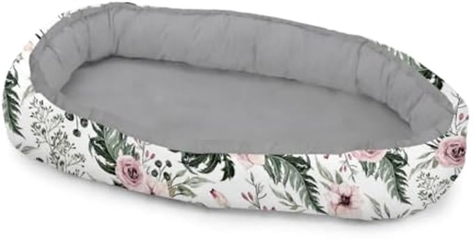 Multifunctionele Baby Cocoon Nest, Bumper, Reiswieg, 100% Katoen, Antiallergisch, Multikleur