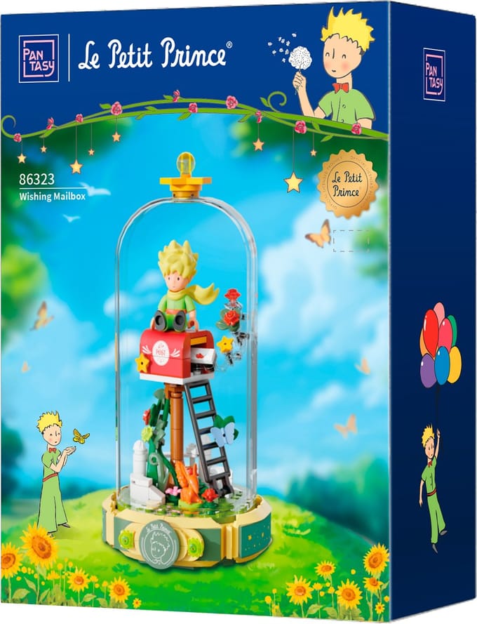 Pantasy, 3D Bouwblokjes, Le Petit Prince, Eternity Serie, Wishing Mailbox, 86323, 9,9x10,6x19,7cm