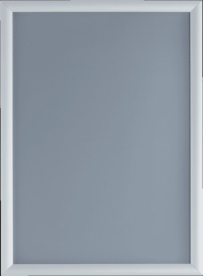 Aluminium kliklijst - 20 mm - spitse hoek A3 - 420 x 297 mm