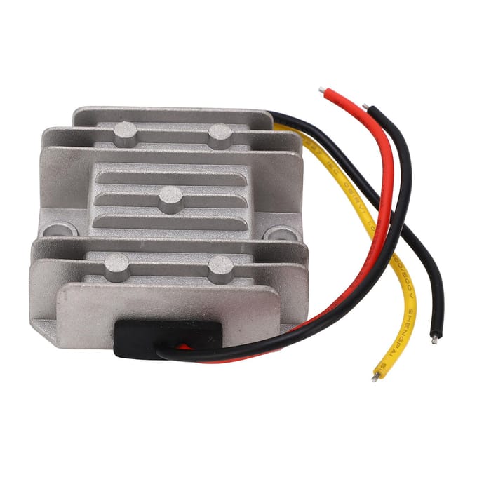 Buck Converter IP67 Waterdicht DC 12V 24V naar DC 5V 10A Spanningsomzetter Module voor Voertuig gray