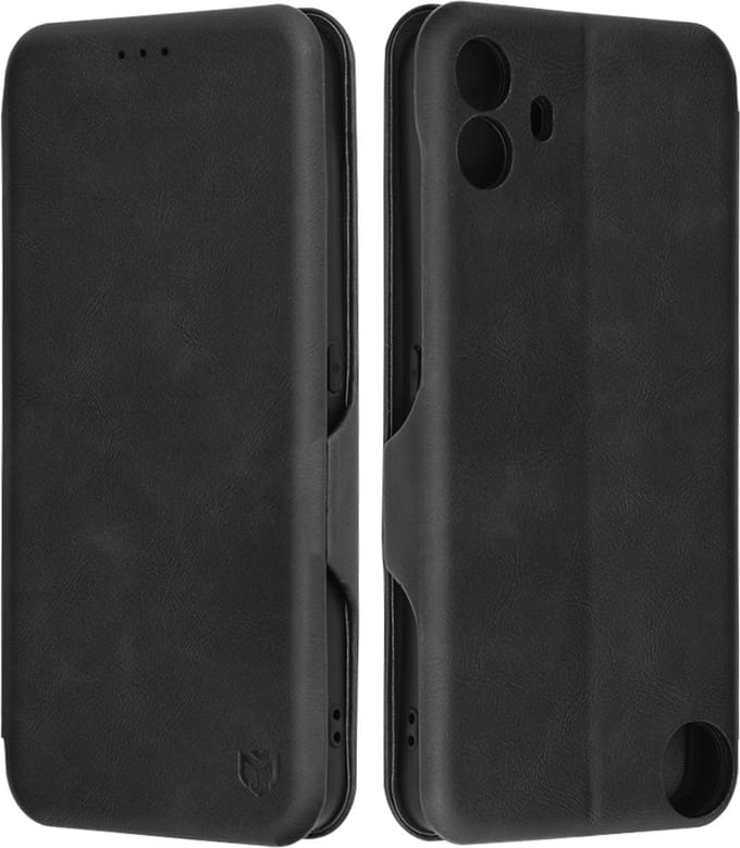 Hoesje geschikt voor Nothing CMF Phone 1 - Techsuit Safe+ Book Wallet Case - Zwart