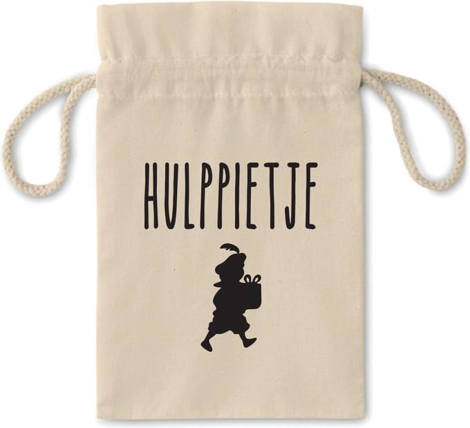 Pepernotenzakje Hulppietje - ecru - piet