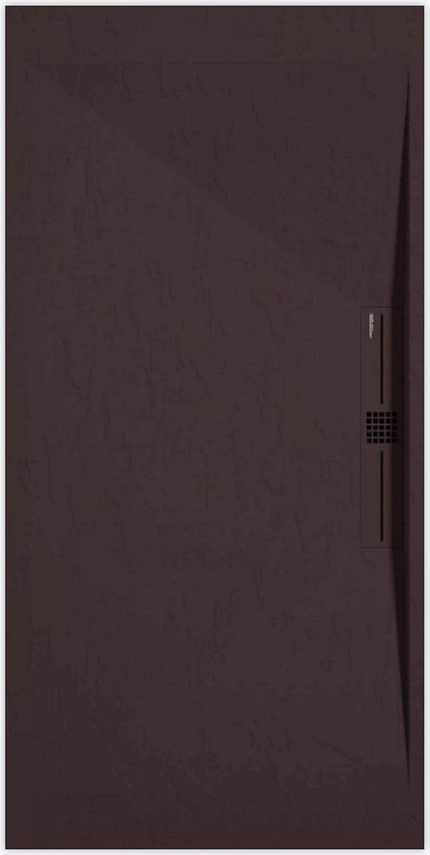 Sanifun douchebak Stone Side Chocolate Slate 1000 x 700 P