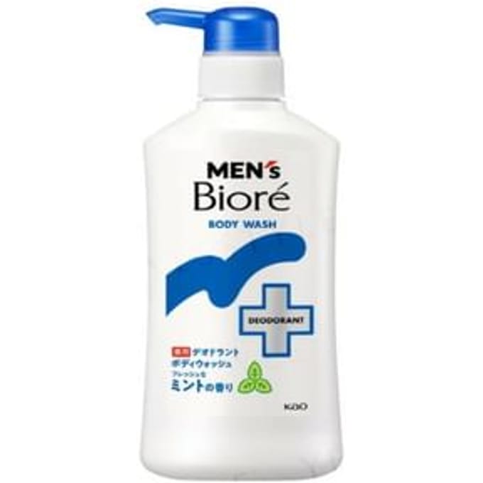 Kao - Men's Biore Medicated Deodorant Body Wash Fresh Mint 420ml