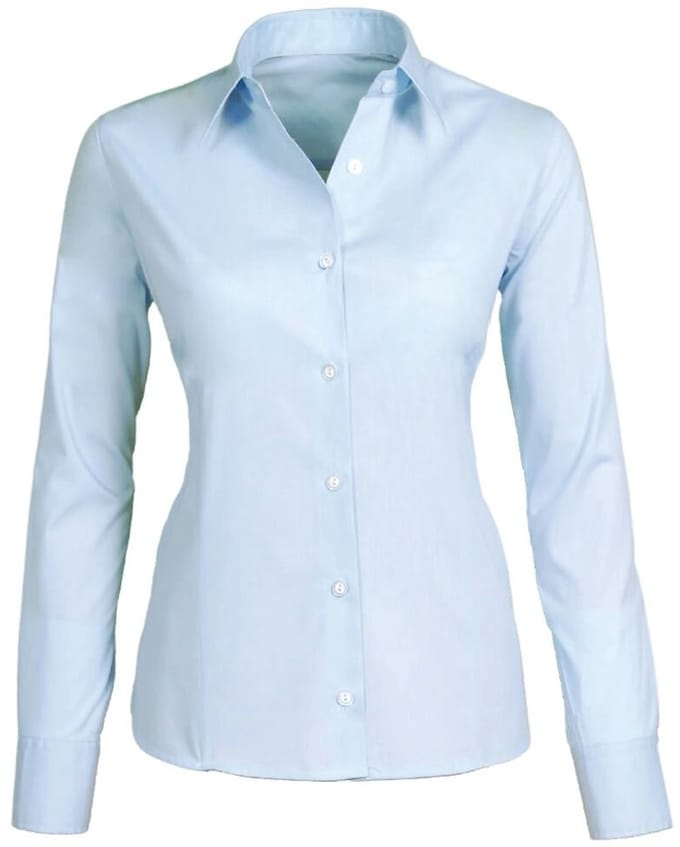 GC 27009-31 Damesblouse lichtblauw | Maat 32