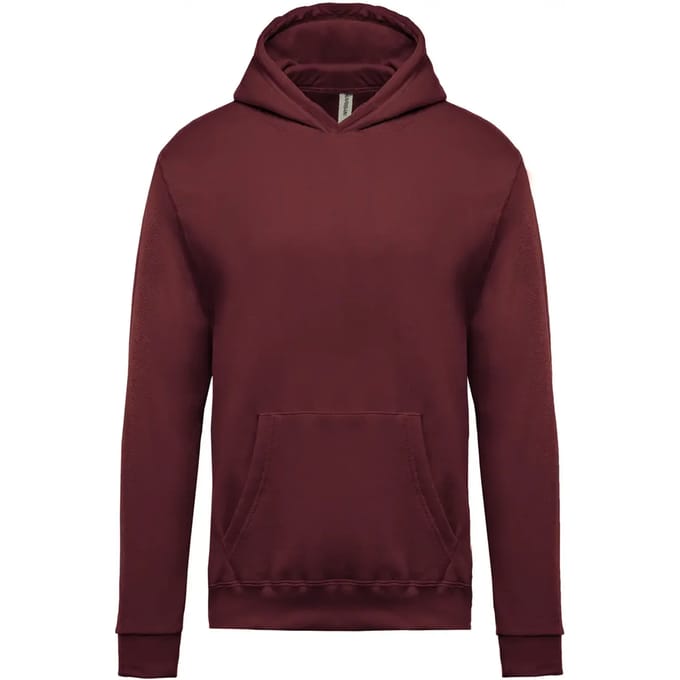 Kariban Kindersweater met capuchon K477 - Wine - 10/12 Y (10/12 ans)