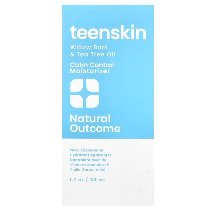 Natural Outcome, TeenSkin, Crème Hydratante Calm Control, 1,7 oz (50 ml) white