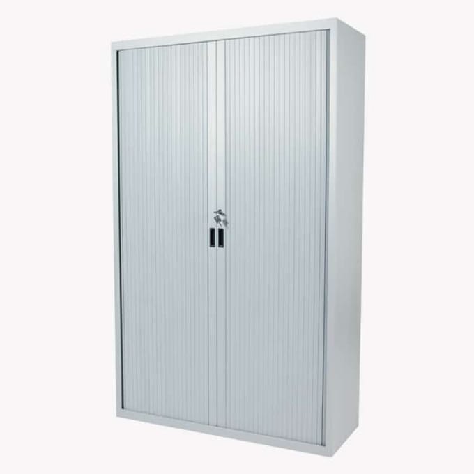 Claudius PLUS roldeurkast 160x120x45cm aluminium