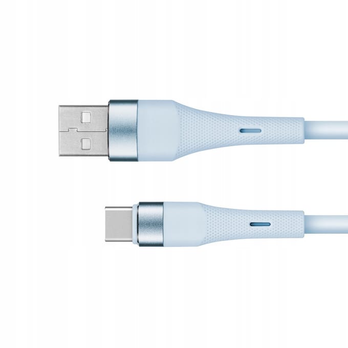 Kruger&Matz USB-C Kabel 1m Silicoon Blauw