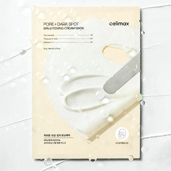 [celimax] Pore+ Dark Spot Brightening Cream Mask 20g*4EA 1EA white