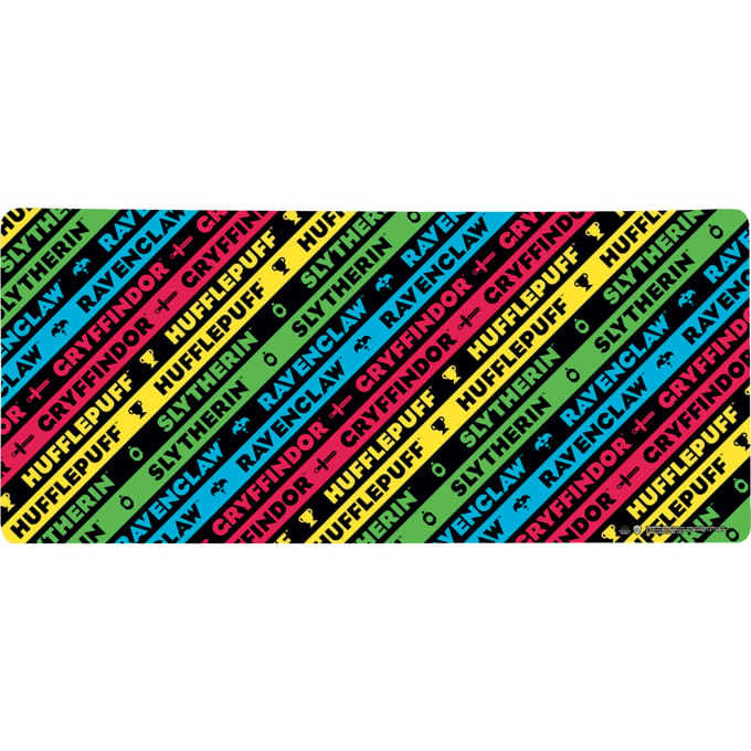 Harry Potter Hogwarts Houses Gaming Mouse Mat - Large