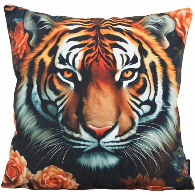 Gek op kussens! Sierkussen flower lion | 45 x 45 cm | katoen/polyester