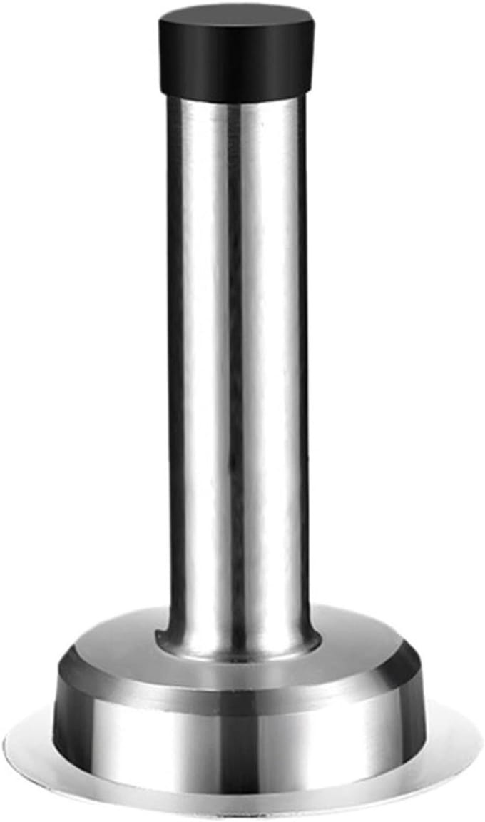Deurstoppers - Deurvastzetter - Deuren Beveiligen - Zonder Boren - 120mm - Zilver