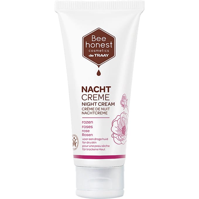Bee Honest Nachtcreme Rozen droge huid