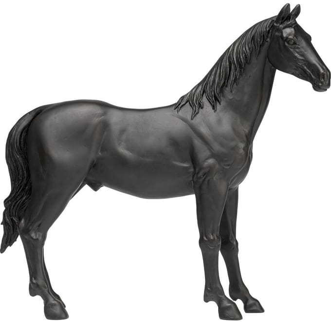 Woonaccessoires paard 45cm zwart Kare Design