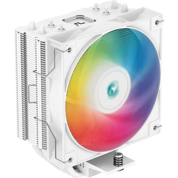 DeepCool AG400 WH ARGB - Koeler voor processor - 12 cm - 500 RPM - 2000 RPM - 31.6 dB - 75.89 cfm - White