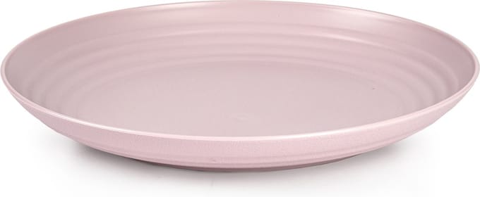 PlasticForte Rond bord/camping bord - D25 cm - lichtroze - kunststof