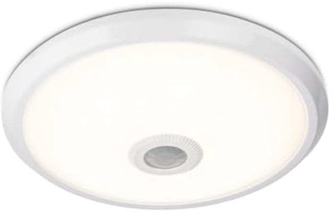 LED Plafondlamp met Bewegingssensor en Schemerfunctie - Energiebesparend, Instelbare Sensor tot 6 Meter, 12 Watt, 1000 Lumen - Neutraal Wit Licht
