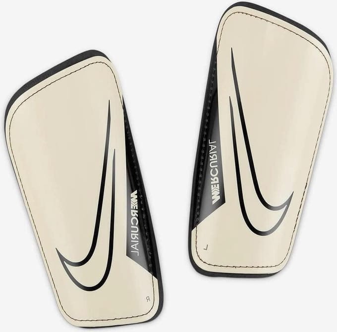 Shin Guards Coconut Milk-ZWART Uniseks M EU