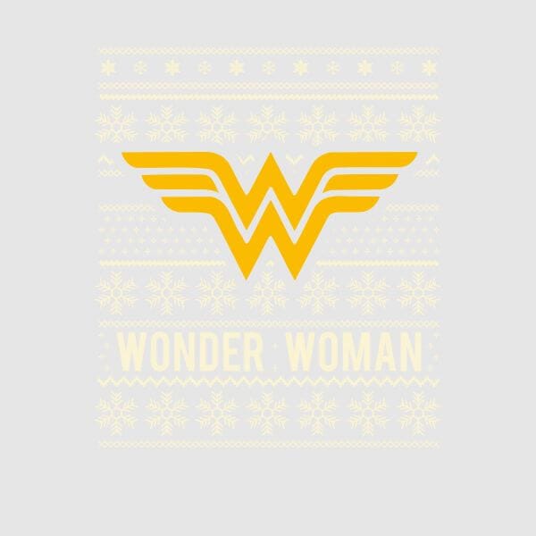 DC Wonder Woman Women's Christmas T-Shirt - Grey - M