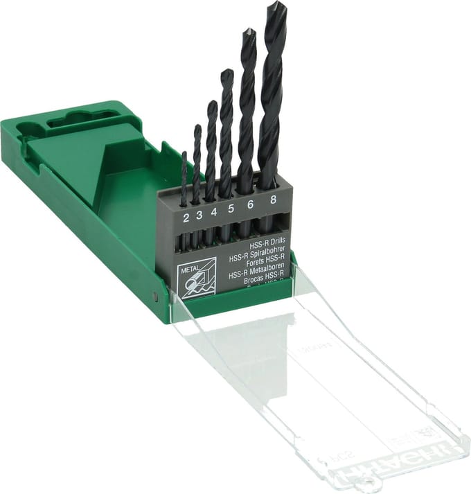 Hikoki Borenset cassette 6-delig hss-r din338