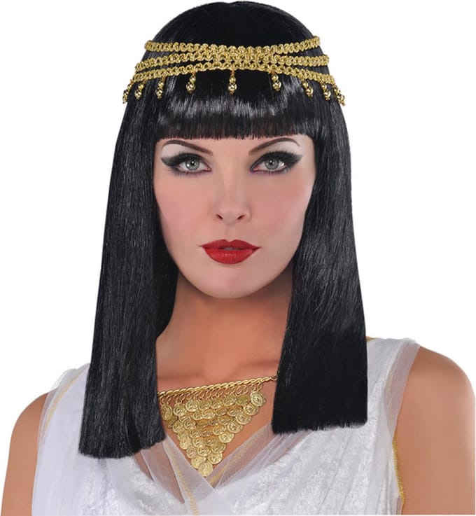 Amscan Pruik Egyptische Koningin 32 Cm Synthetisch Zwart