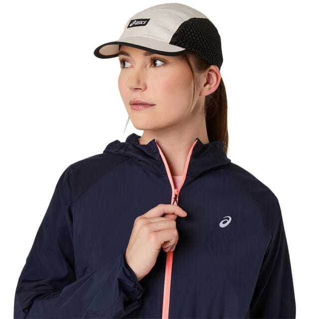 Asics road packable jacket jack running dames -