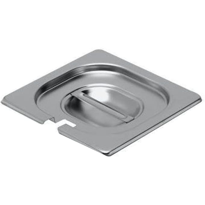 HENDI Deksel voor GN containers – lepeluitsparing – roestvast staal – 265x325 mm