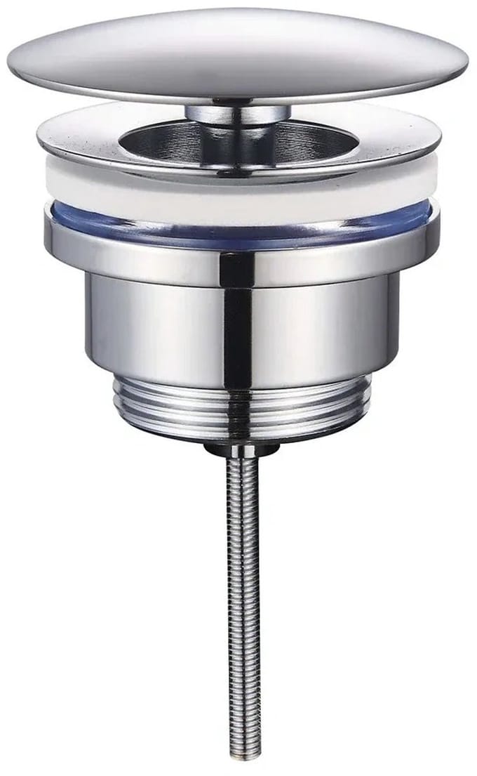 DutchLine Afvoerplug - Luxe Vaste Waste 5/4 – Chroom