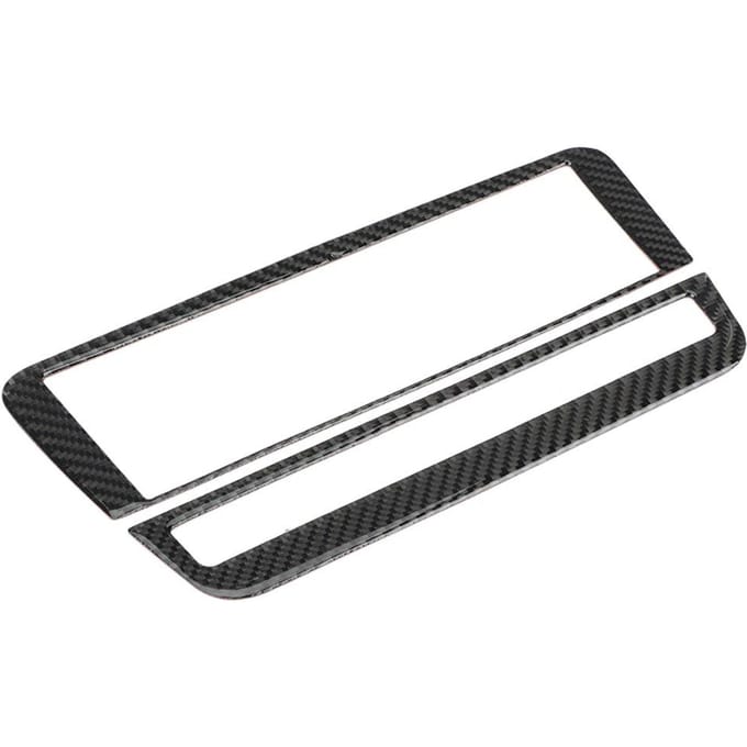 Cache-panneau de commande de climatisation en fibre de carbone pour Mercedes Benz a B GLA CLA(Pur) gray