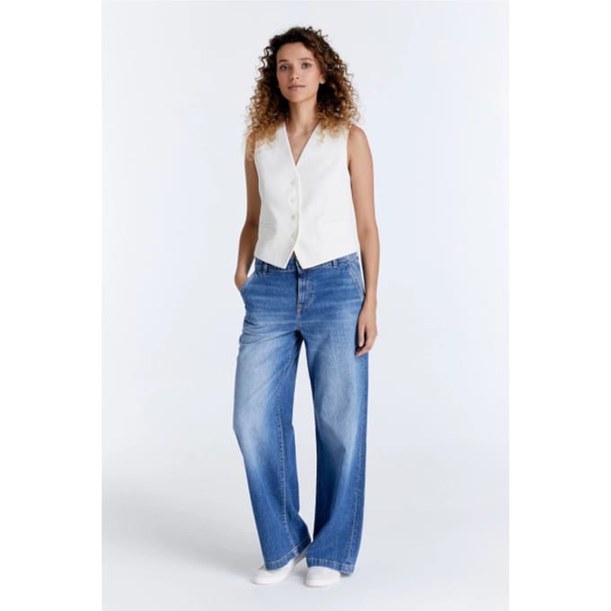 COJ - Maxine - Wide Leg Jeans - Light Blue